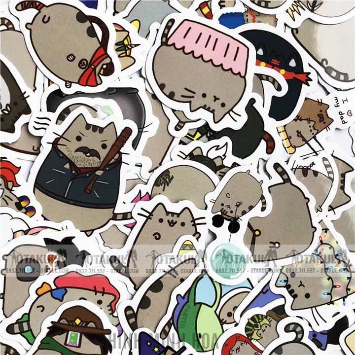 Bộ Sticker Mèo Pusheen