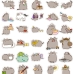 Bộ Sticker Mèo Pusheen