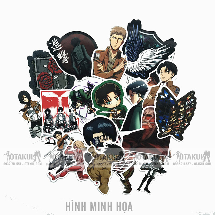 Bộ Sticker Attack On Titan