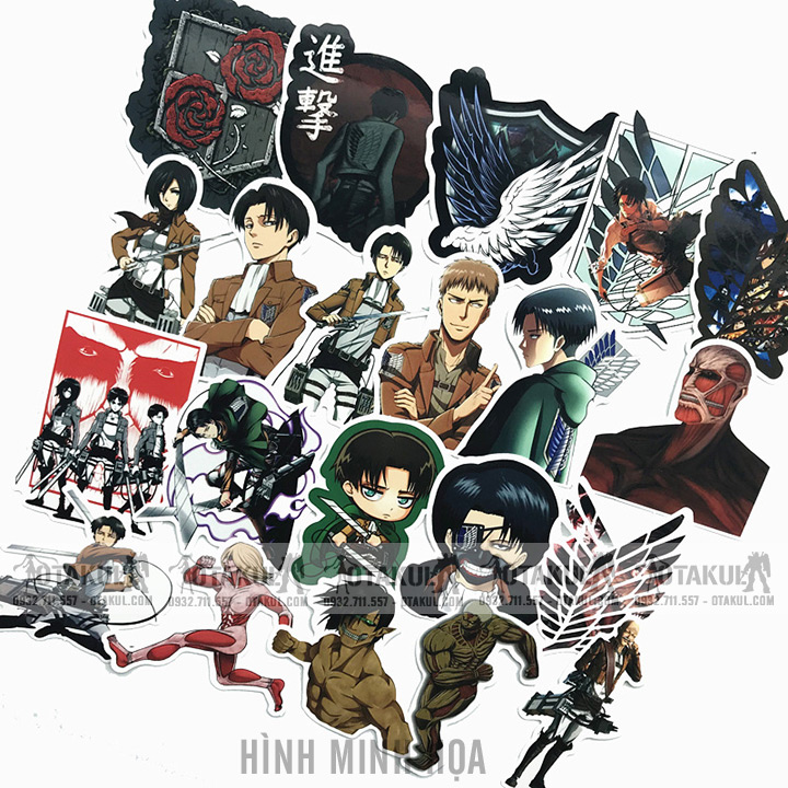 Bộ Sticker Attack On Titan