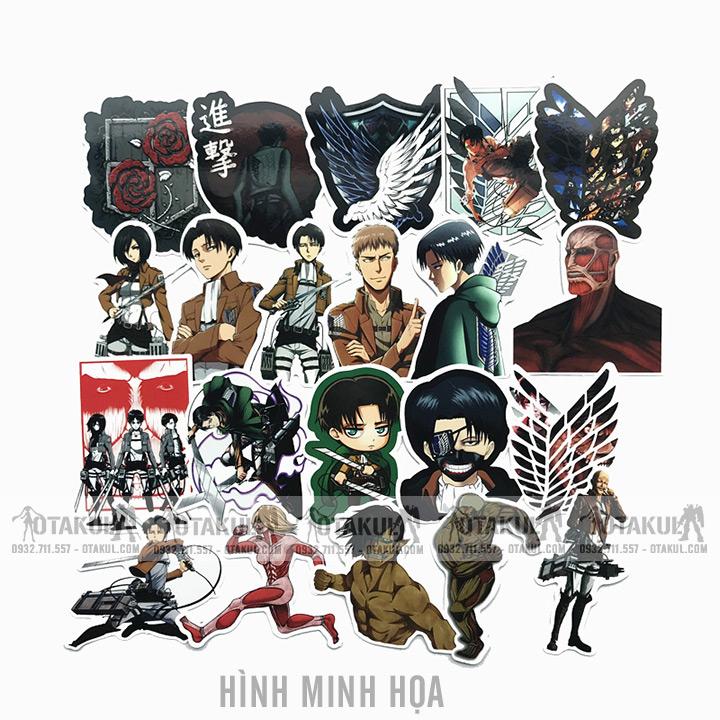 Bộ Sticker Attack On Titan