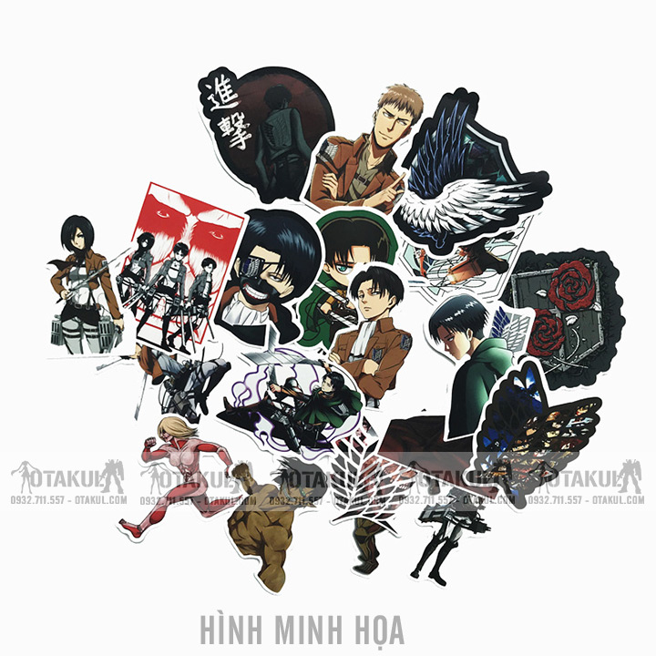 Bộ Sticker Attack On Titan