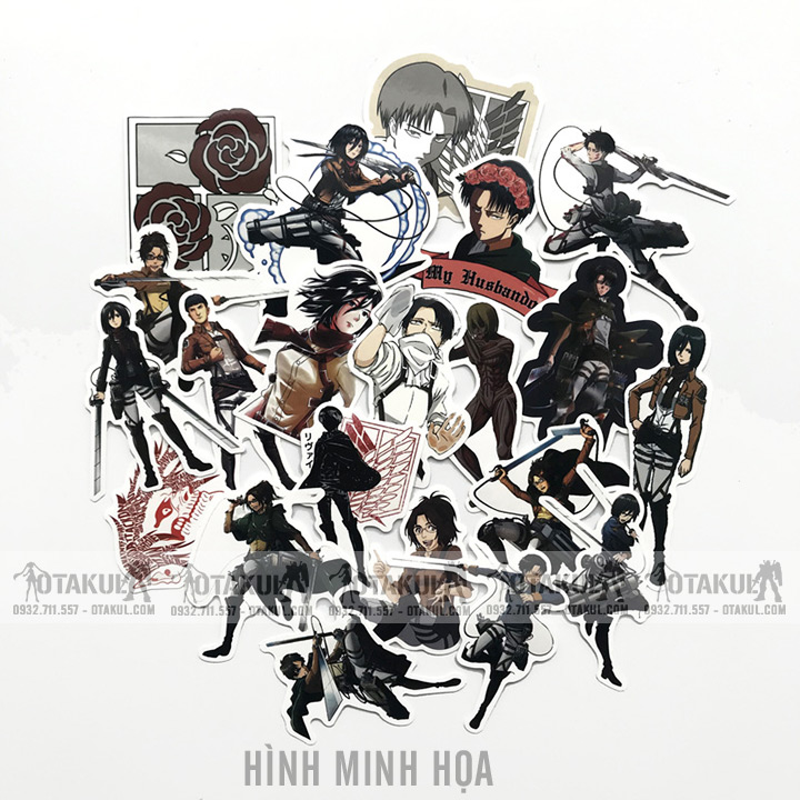 Bộ Sticker Attack On Titan