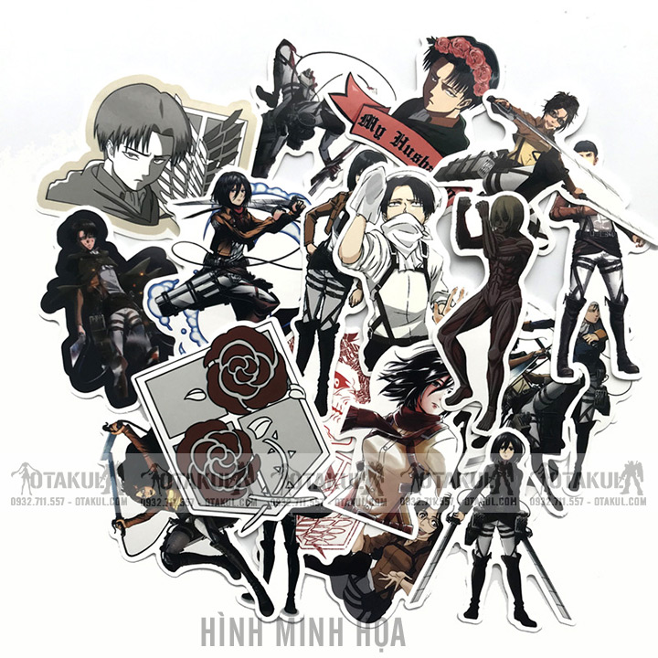 Bộ Sticker Attack On Titan
