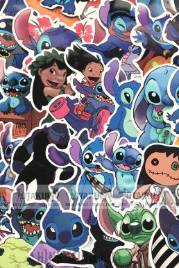 Bộ Sticker Nhân Vật Disney Stitch