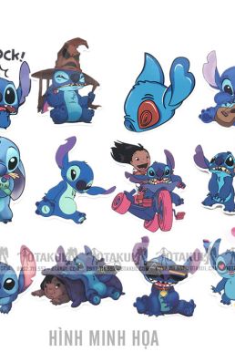 Bộ Sticker Nhân Vật Disney Stitch