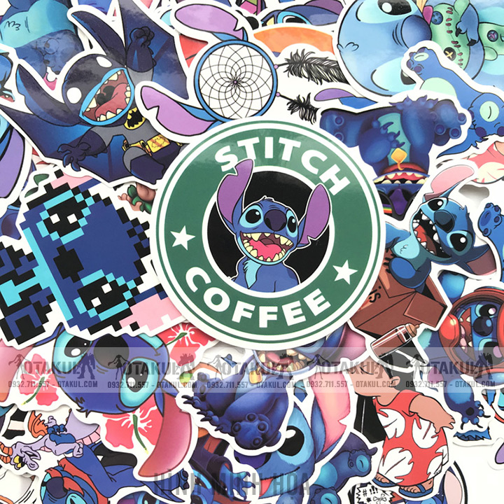 Bộ Sticker Nhân Vật Disney Stitch