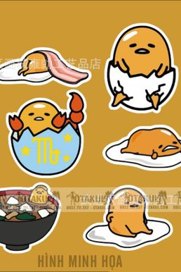 Bộ Sticker Trứng Lười Gudetama