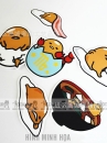Bộ Sticker Trứng Lười Gudetama