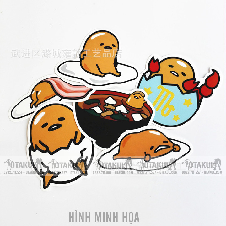 Bộ Sticker Trứng Lười Gudetama