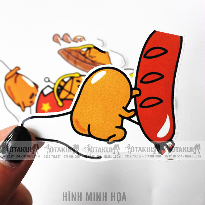 Bộ Sticker Trứng Lười Gudetama