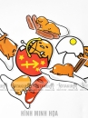 Bộ Sticker Trứng Lười Gudetama