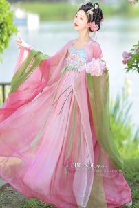 Hán Phục Bích Ảnh Liên Hoa