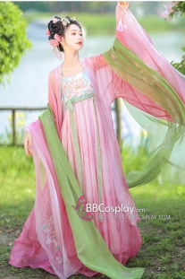 Hán Phục Bích Ảnh Liên Hoa