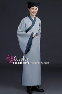 Đồ Thư Sinh Cổ Trang Giá Rẻ Xám Nhạt