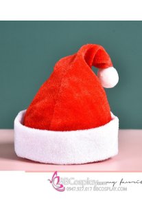 Nón Noel Vải Nhung Giá Rẻ