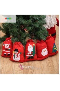 Túi Quà Noel Vải Nỉ Hình Ngẫu Nhiên 60X40Cm