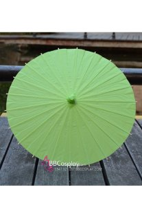 Dù Giấy Nhật Xanh Mạ Trơn Size 60Cm