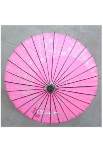 Ô Dù Wagasa Nhật Hồng Hoa Lốc Xoáy