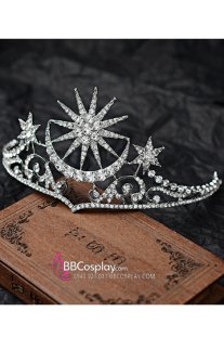 Cài Tóc Nữ Thần Mặt Trời Mặt Trăng Nữa Đầu