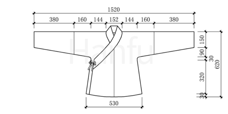 Hanfu Making (1) - Mẫu cắt &amp; may Zhongyi