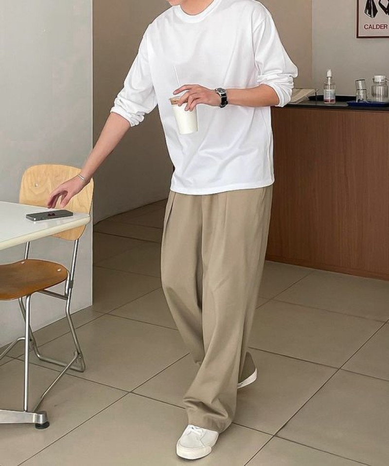 Phối đồ với áo thun tay dài nam