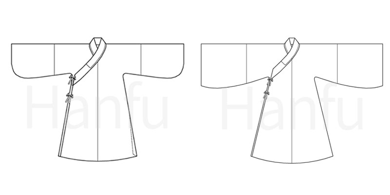 Hanfu Making (9) - Các Mẫu Cắt & May Zhiduo Zhishen Daopao
