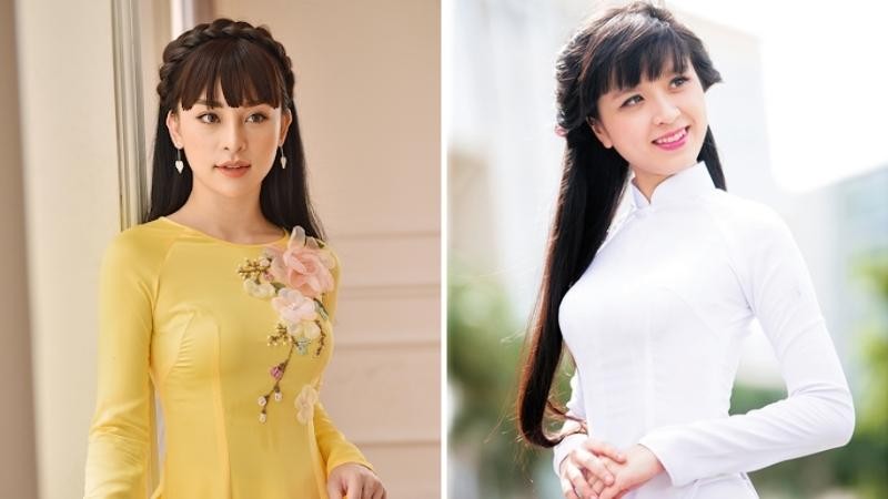 Tóc mái ngắn trẻ trung