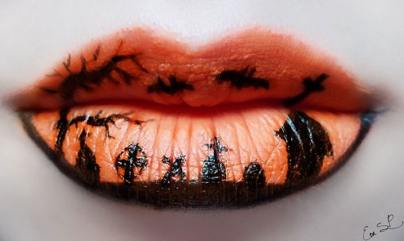 9 bí kíp vẽ môi đêm Halloween ấn tượng nhất - Hình 3