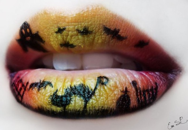 9 bí kíp vẽ môi đêm Halloween ấn tượng nhất - Hình 7