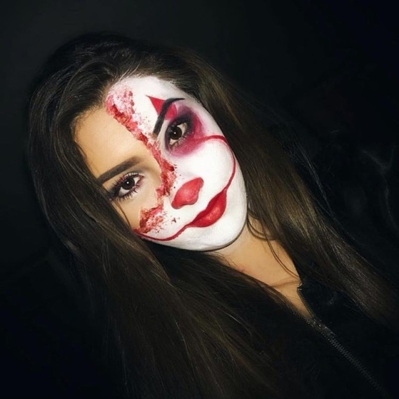 Những ý tưởng trang điểm Halloween nửa mặt có phần đáng sợ tuyệt đẹp