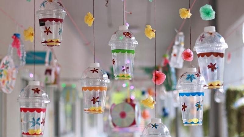 Cách làm lồng đèn Trung thu bằng chai nhựa