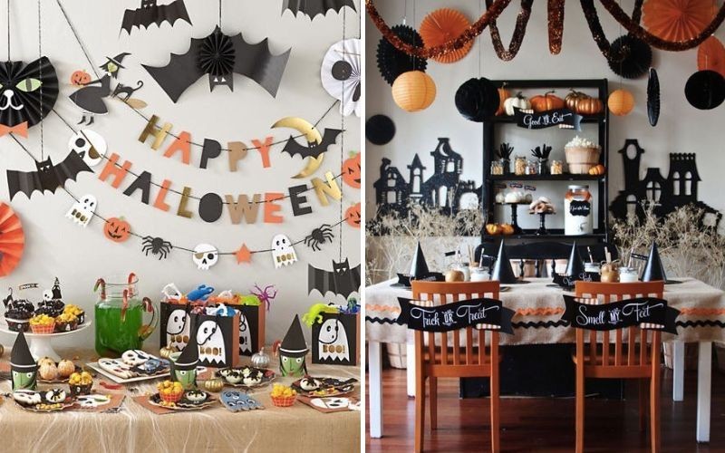 Cùng bé trang trí ngôi nhà Halloween