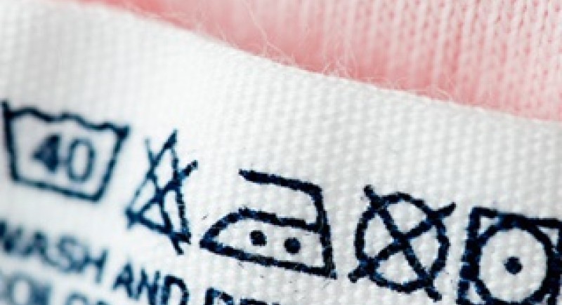 Nhãn Hướng Dẫn Tẩy Trên Quần Áo
