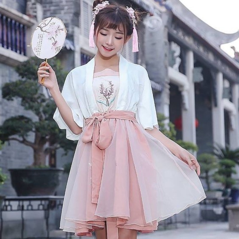 7 cách thắt váy Hán phục