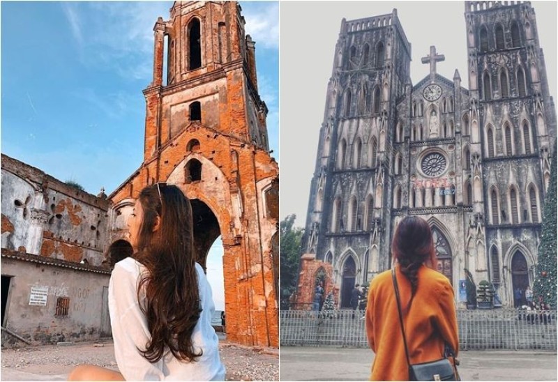 Tư thế tạo dáng chụp hình từ phía sau