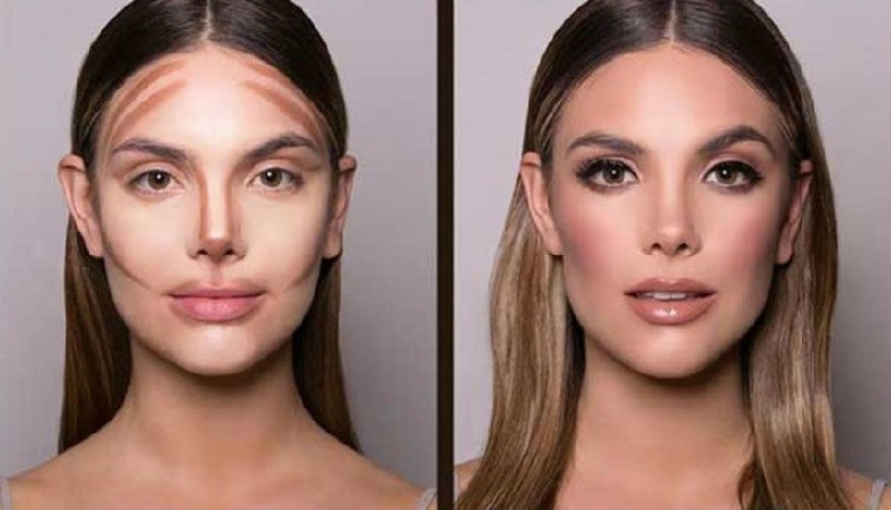 Kẻ highlight bằng phấn sáng màu