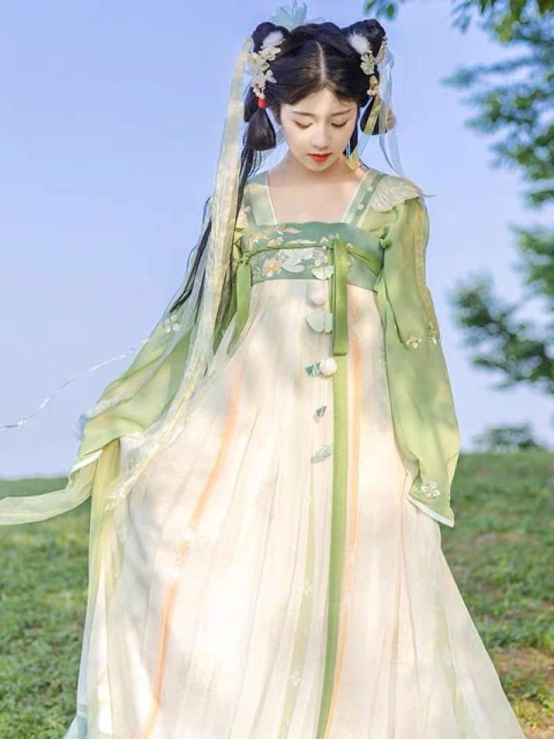 Làm thế nào để giữ cho Hanfu cao ngang ngực không bị rơi