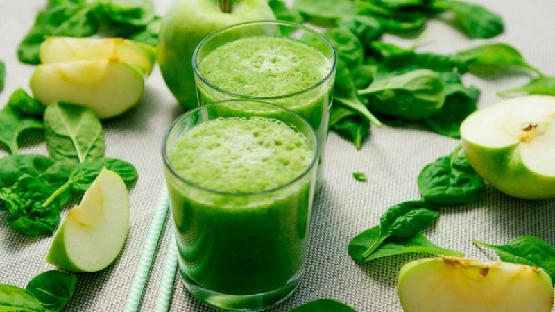 Nước ép giảm cân từ rau bina