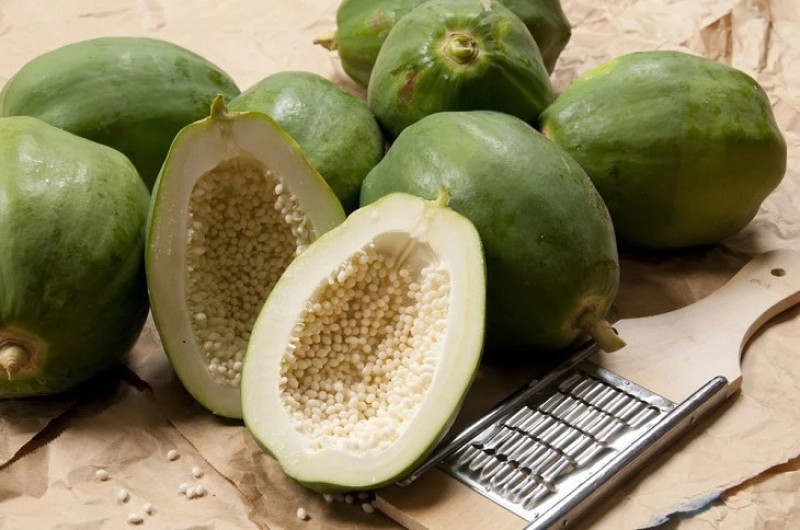 Đu đủ xanh giúp cải thiện vòng ngực hiệu quả