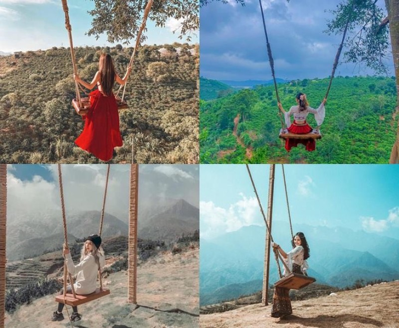 Chụp ảnh xích đu ở Sapa giúp bạn có được những bức ảnh cực chill