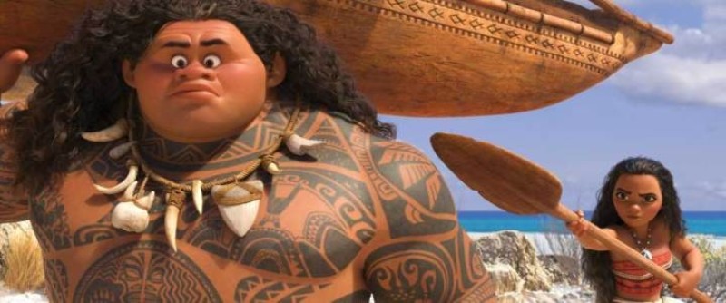 Hình xăm nhân vật trong phim Moana