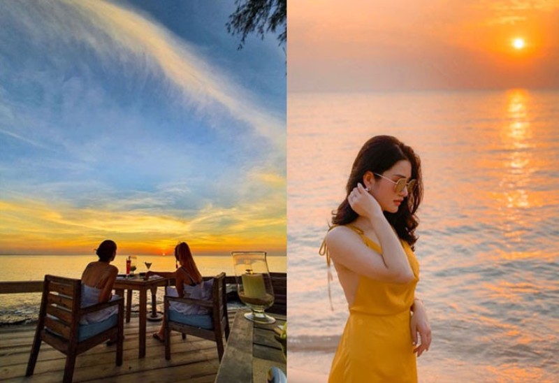 Không quá khó để bạn có được một bức hình hoàng hôn đẹp ở Phú Quốc