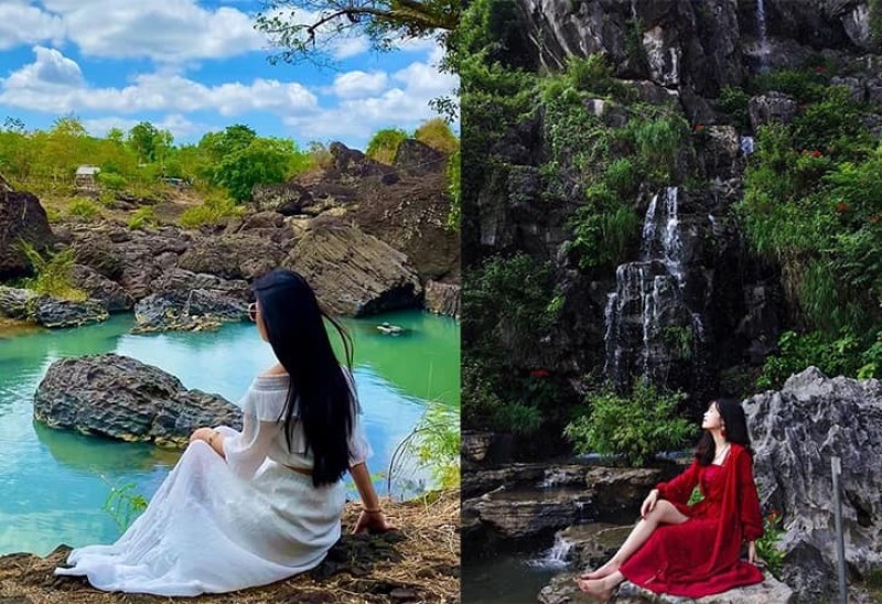 Tạo dáng chân co chân duỗi