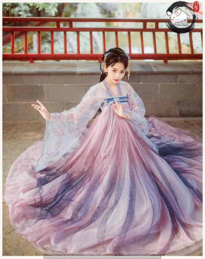 hán phục màu ombre