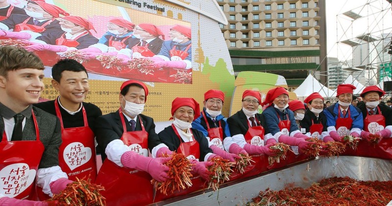 Lễ hội Kim chi ở thủ đô Seoul 