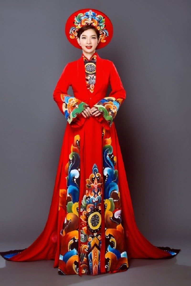 Áo dài cưới hoàng hậu