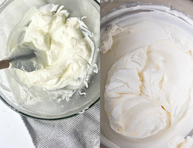 Trộn hỗn hợp kem cheese