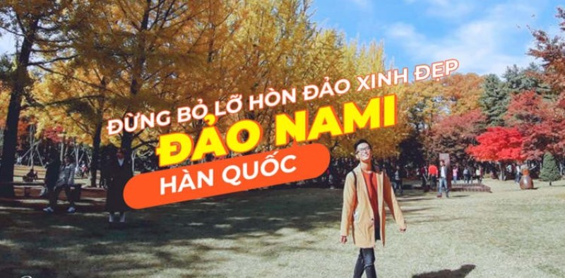 KINH NGHIỆM DU LỊCH ĐẢO NAMI HÀN QUỐC