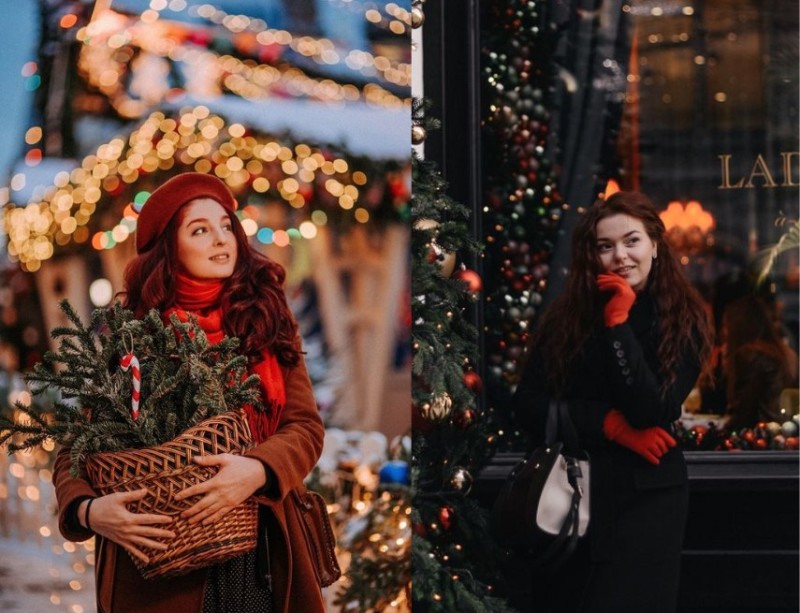 chụp ảnh noel